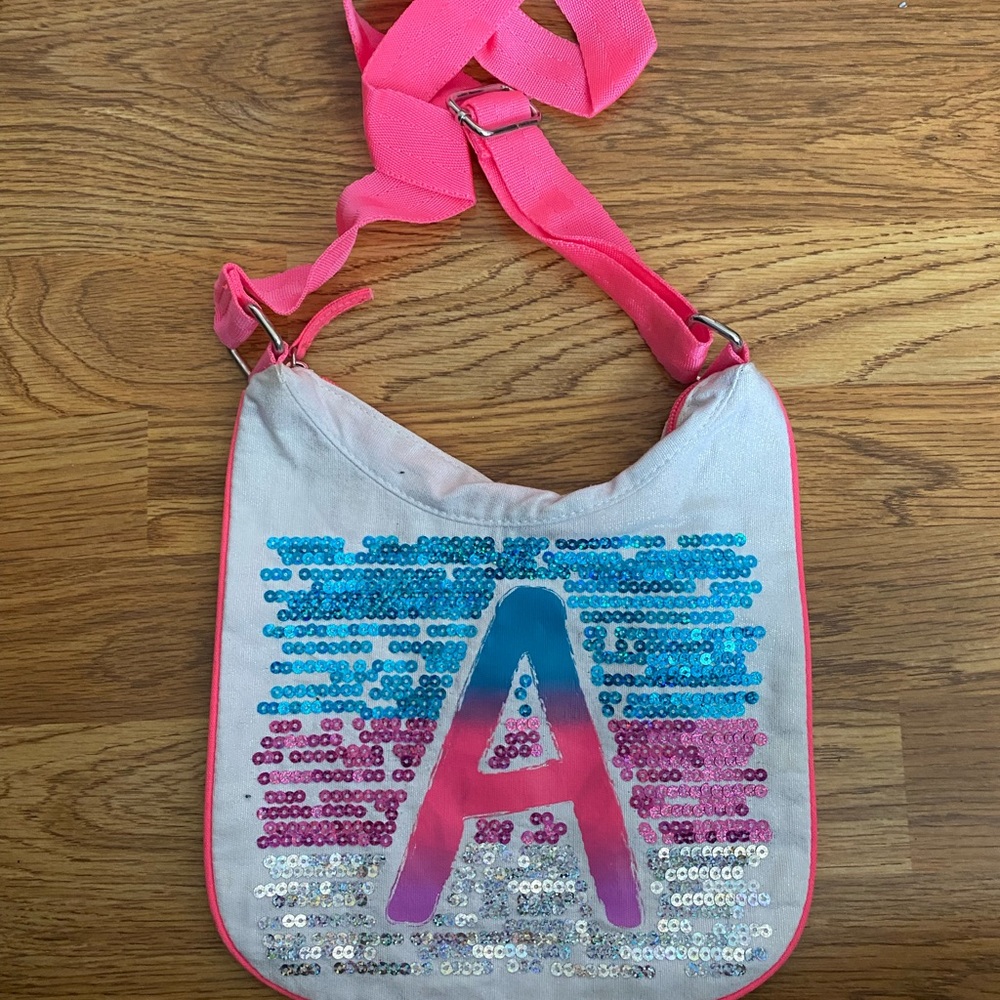 A letter crossbody